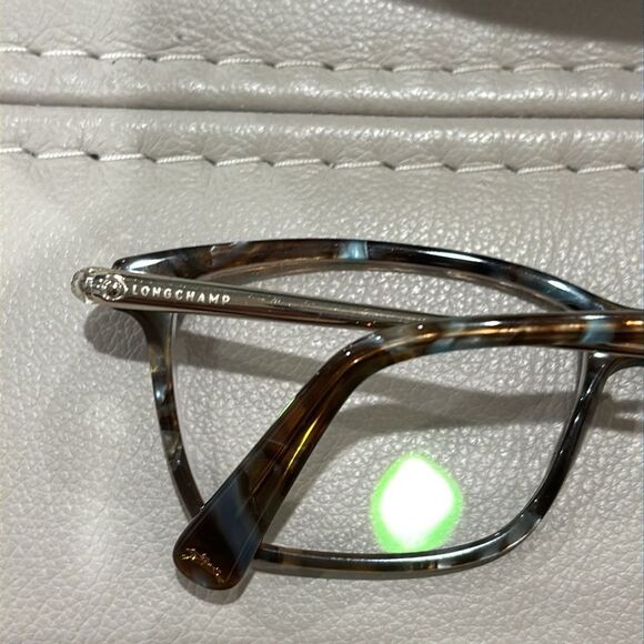 Longchamp Glasses Classic Brown & Blue Tortoise Shell Design - Picture 3 of 5